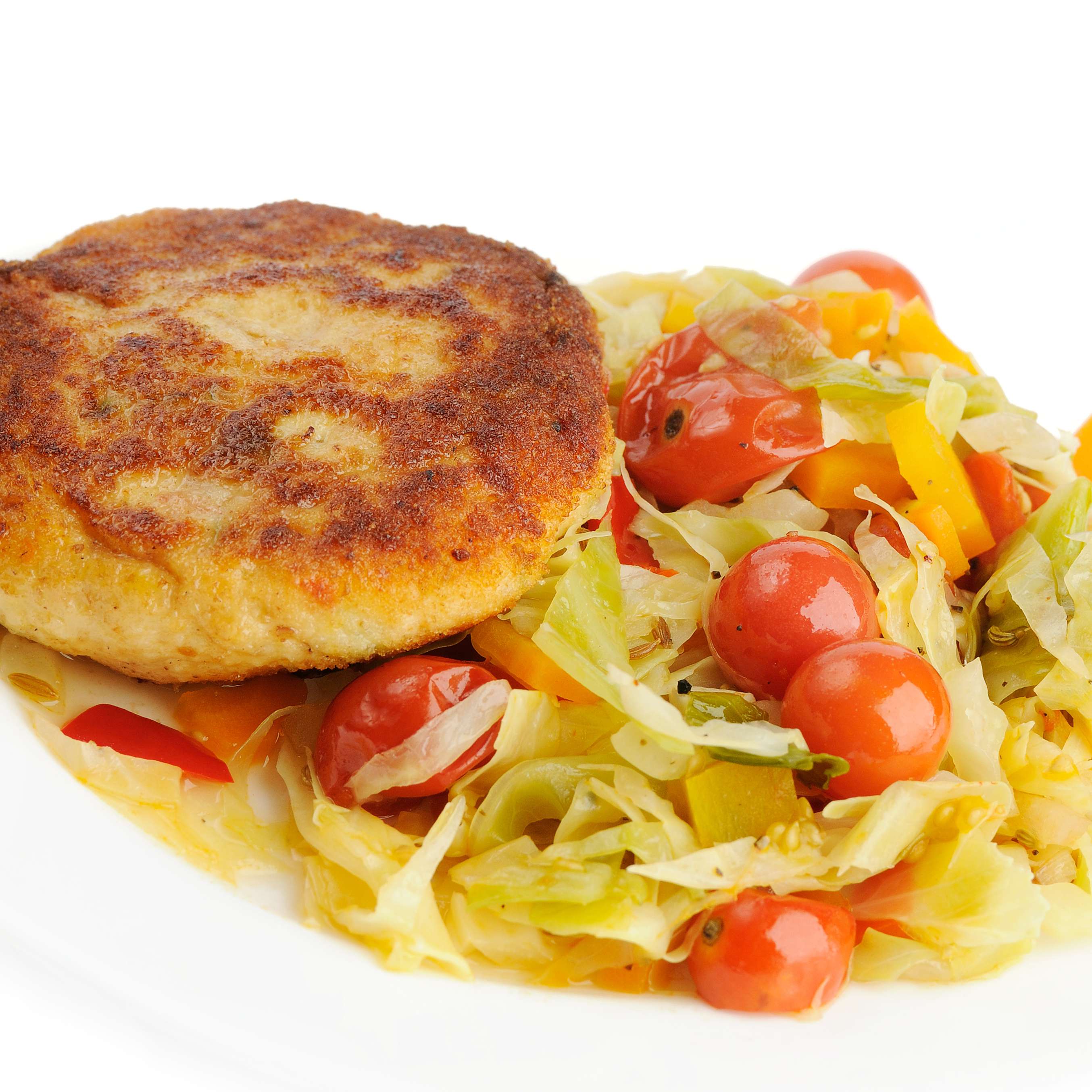 Chiftele de pui pane