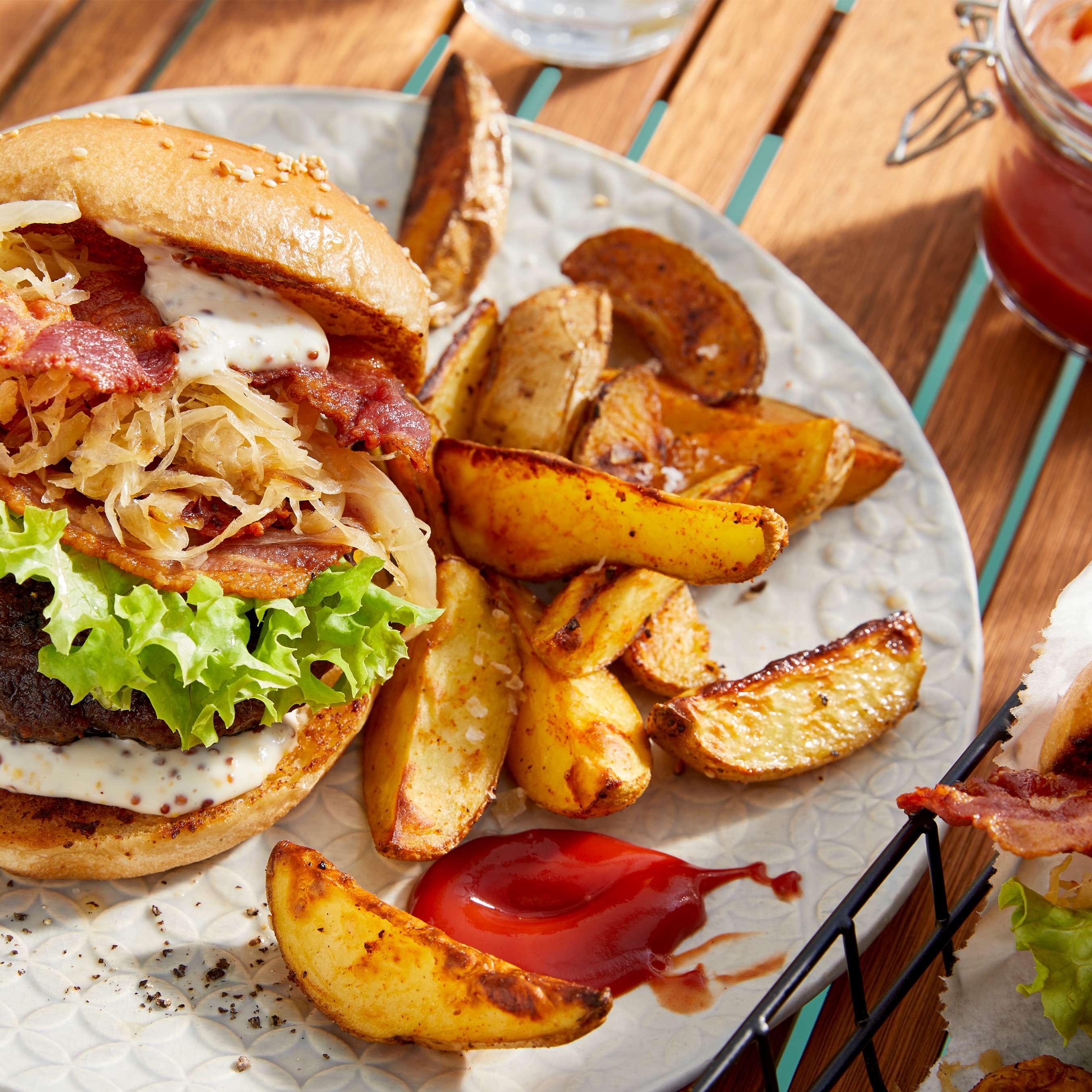 Przepis na Burger z kapustą Kaufland