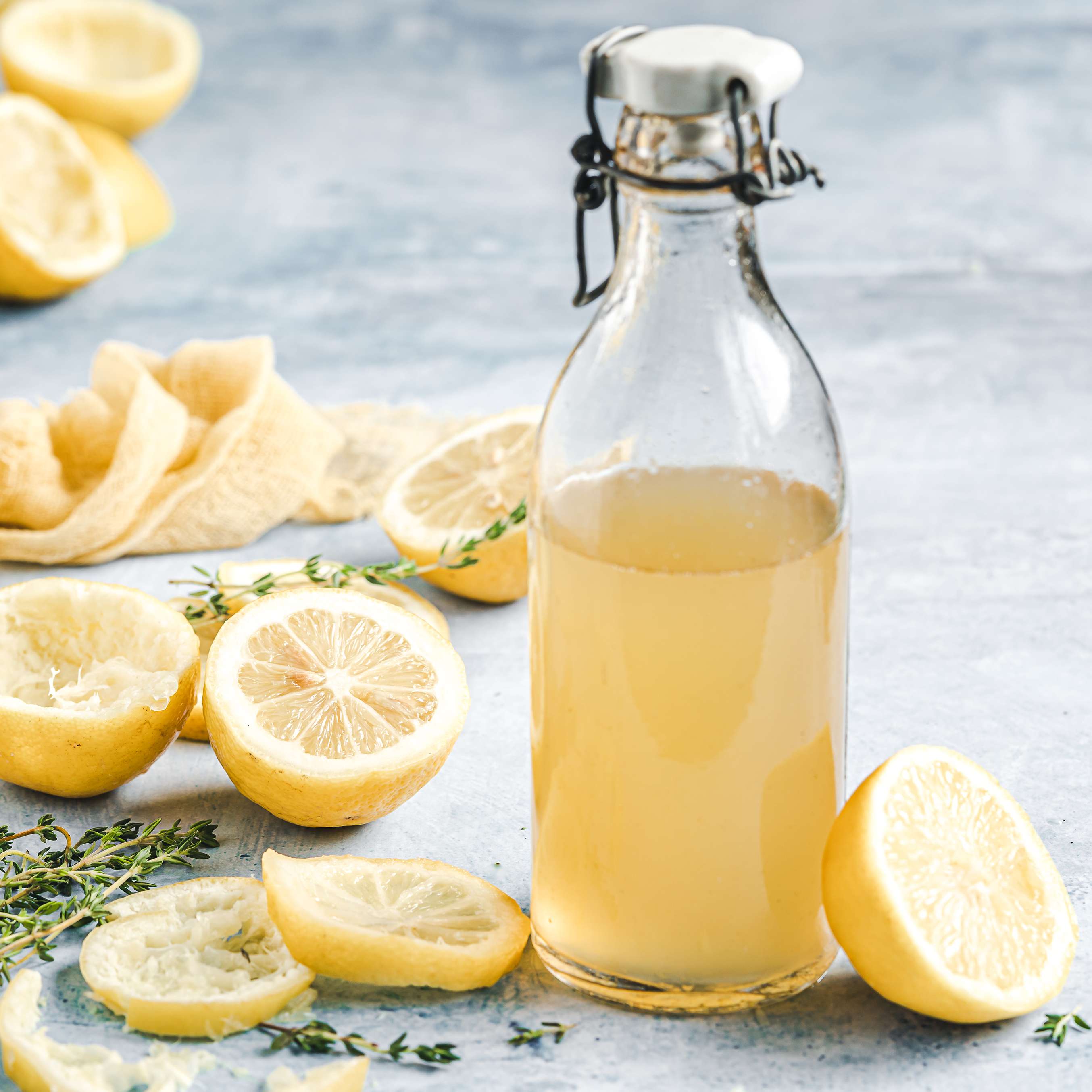 Recept | Citrónový sirup s tymianom | Kaufland