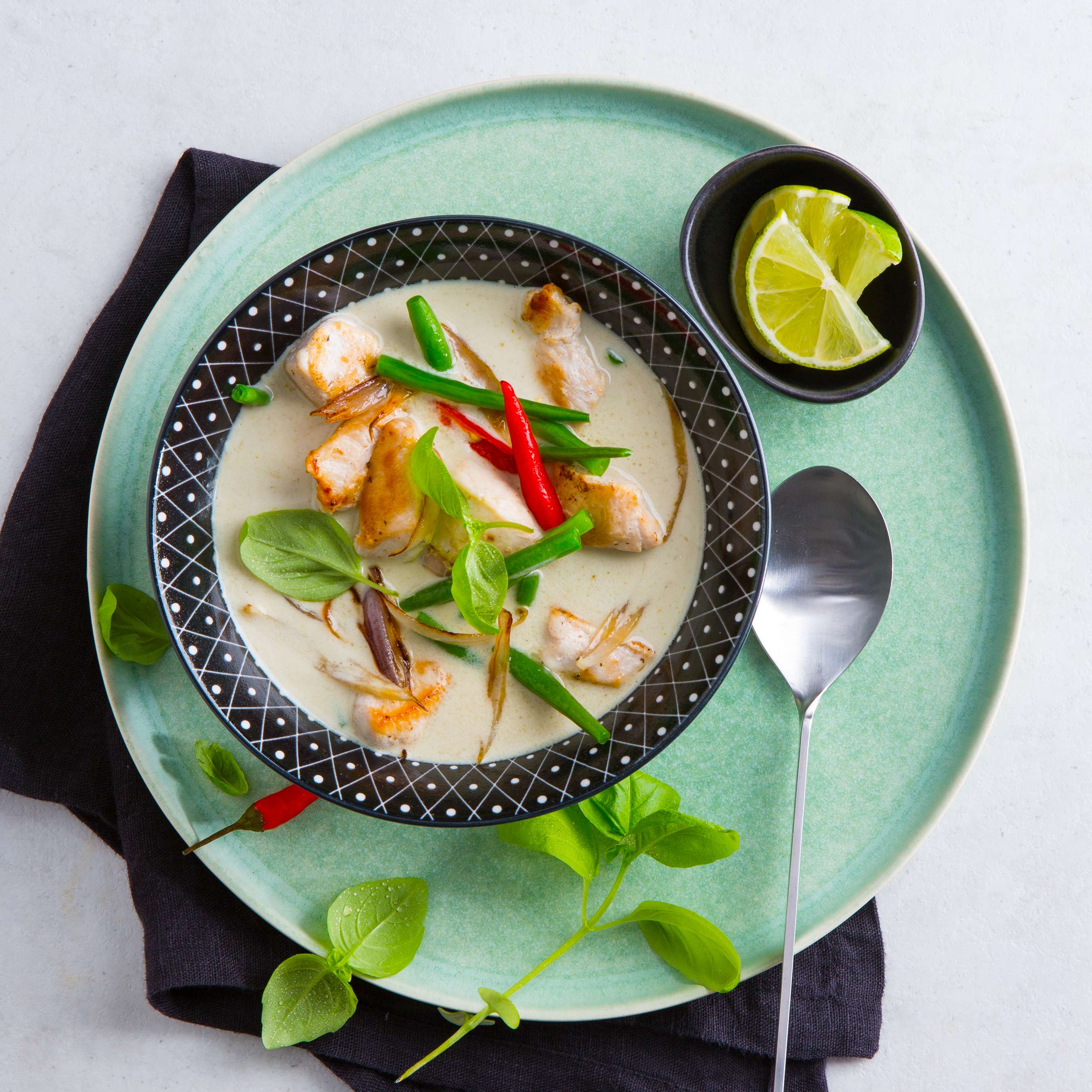 Abbildung des Rezepts Grünes Hähnchen-Curry