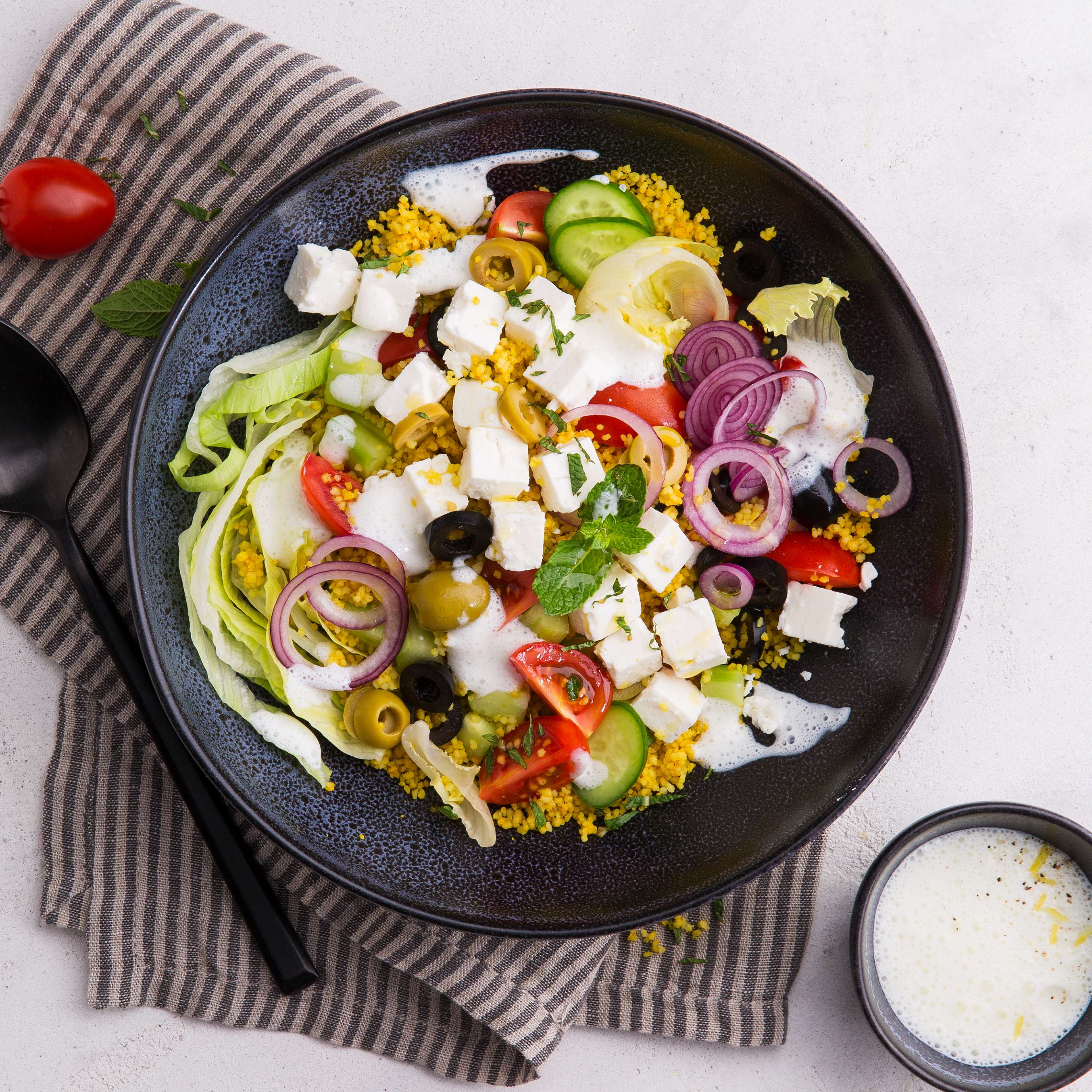 Rezept für Griechischer Salat mit Couscous | Kaufland
