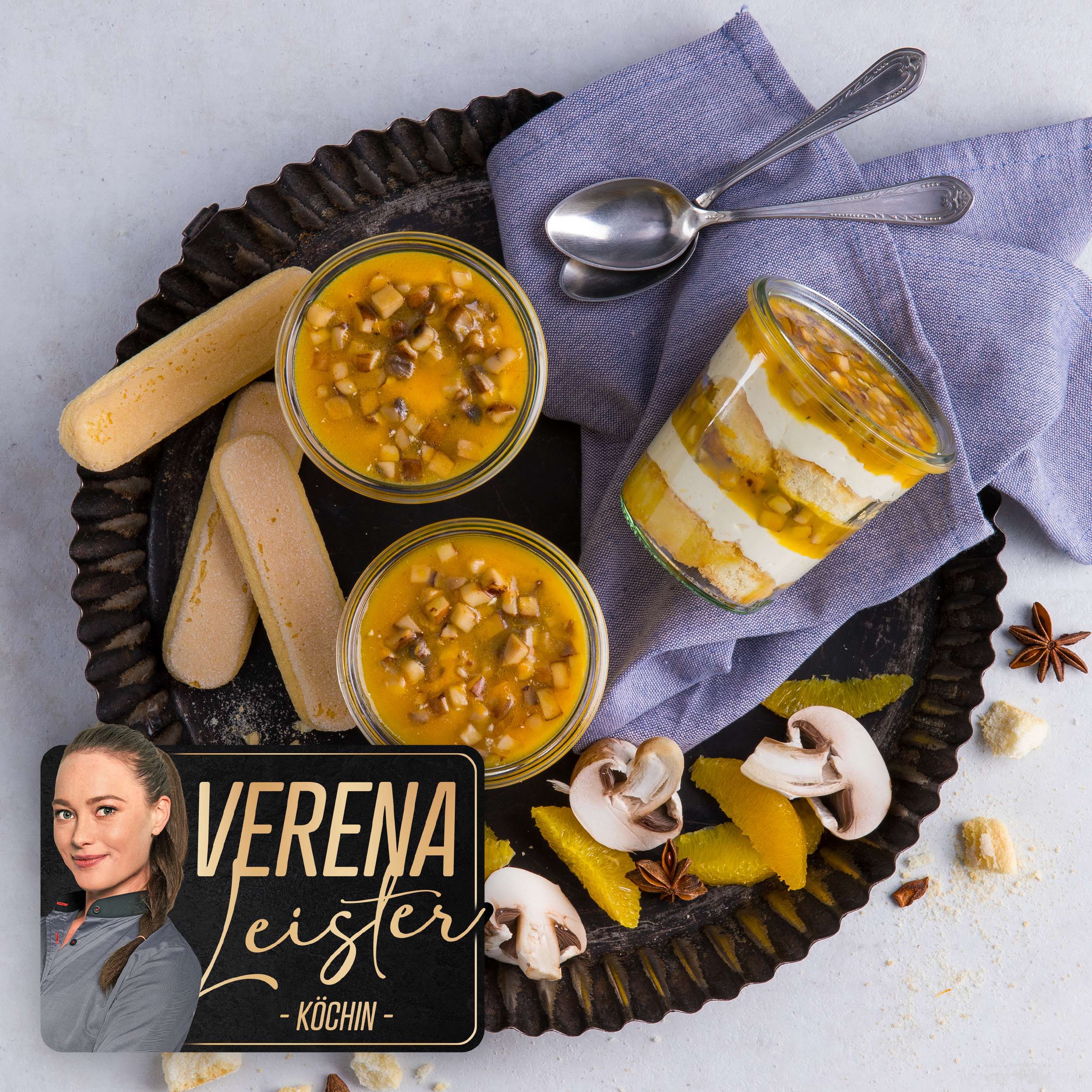 Grand Marnier Tiramisu mit Anis-Orangen-Champignons - Rezept | Kaufland