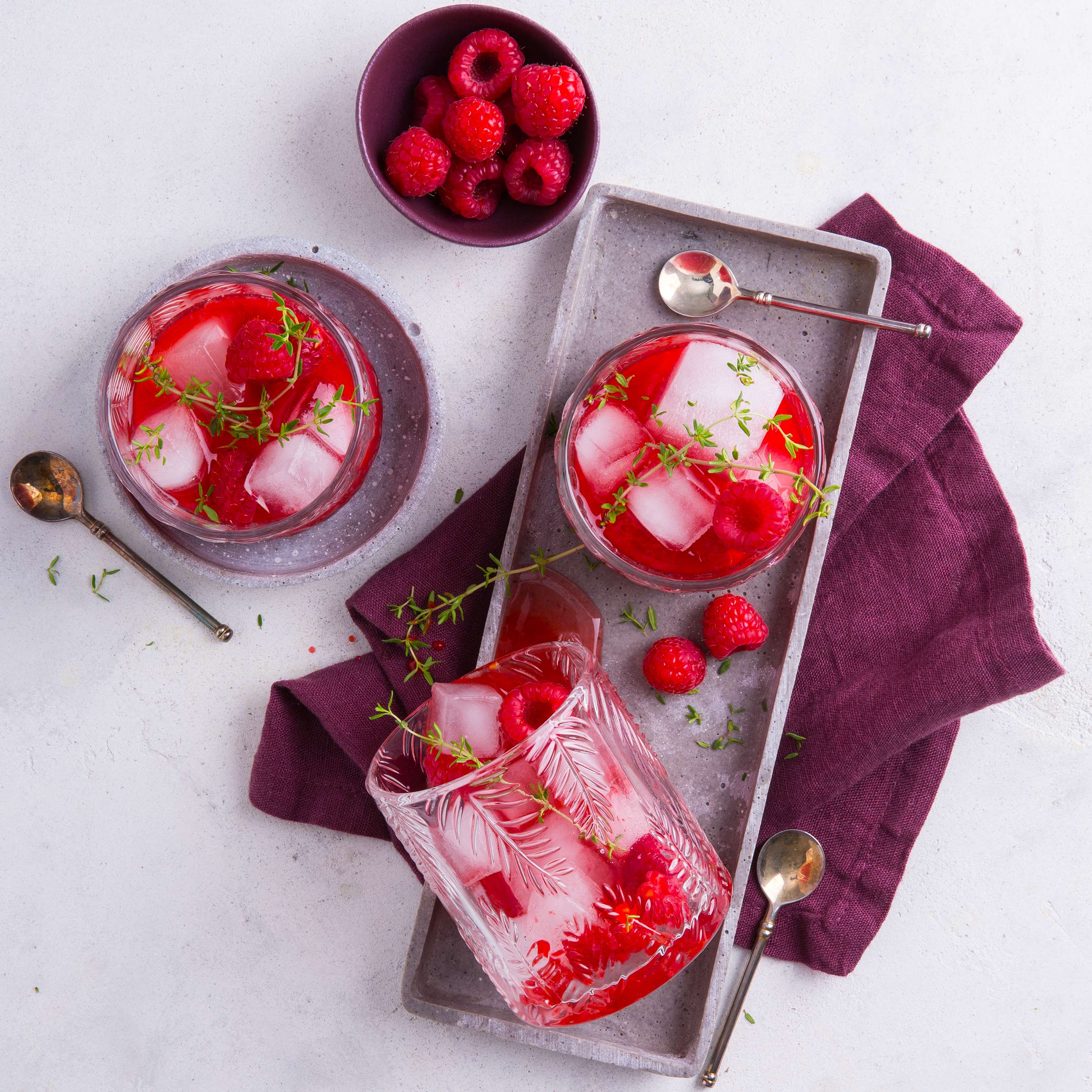 Raspberry Thyme Smash Rezept Kaufland