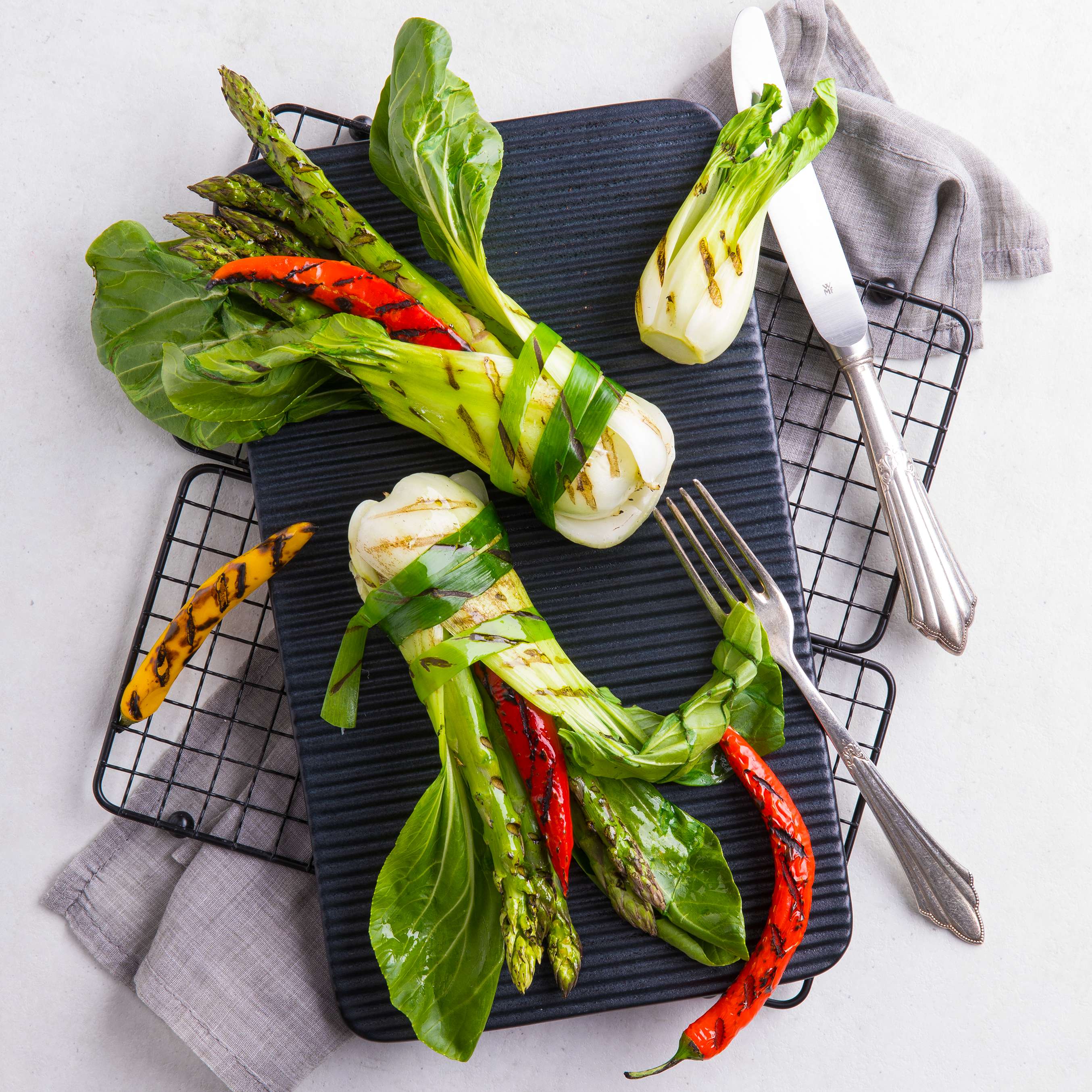 Pak Choi Gefullt Mit Grunem Spargel Rezept Kaufland