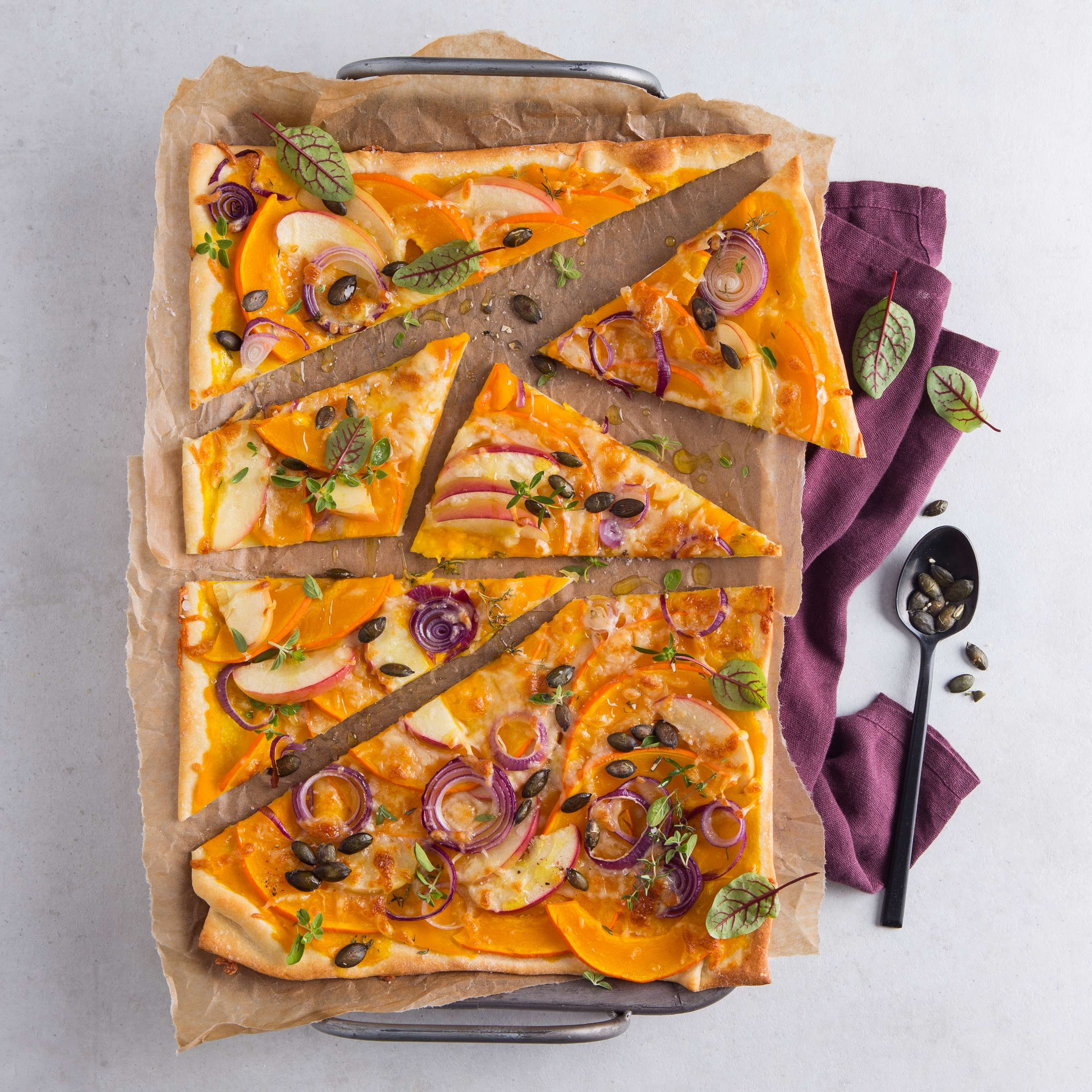 Podzimní dýňová pizza Recept Kaufland