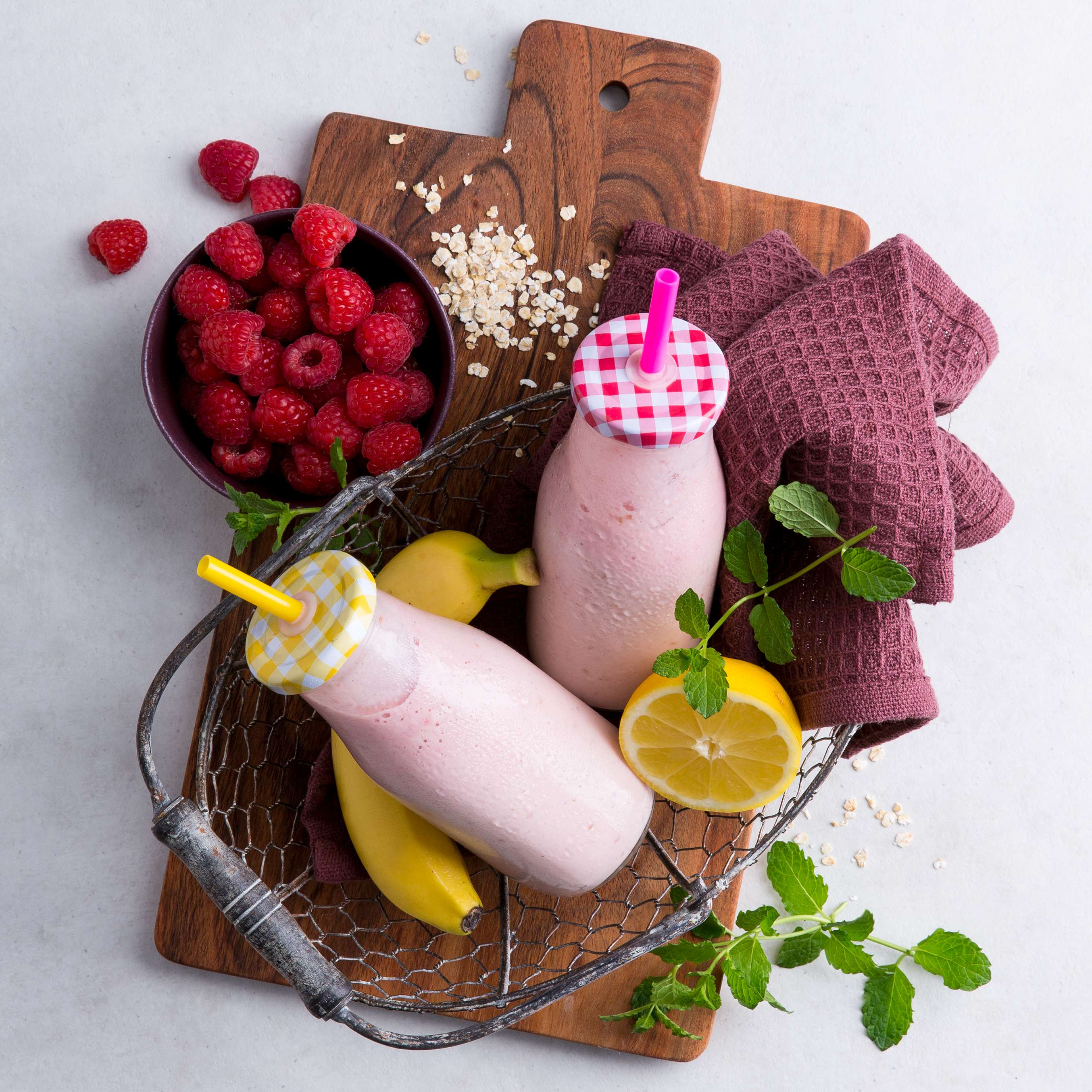 Malinové smoothie s jogurtem Recept Kaufland