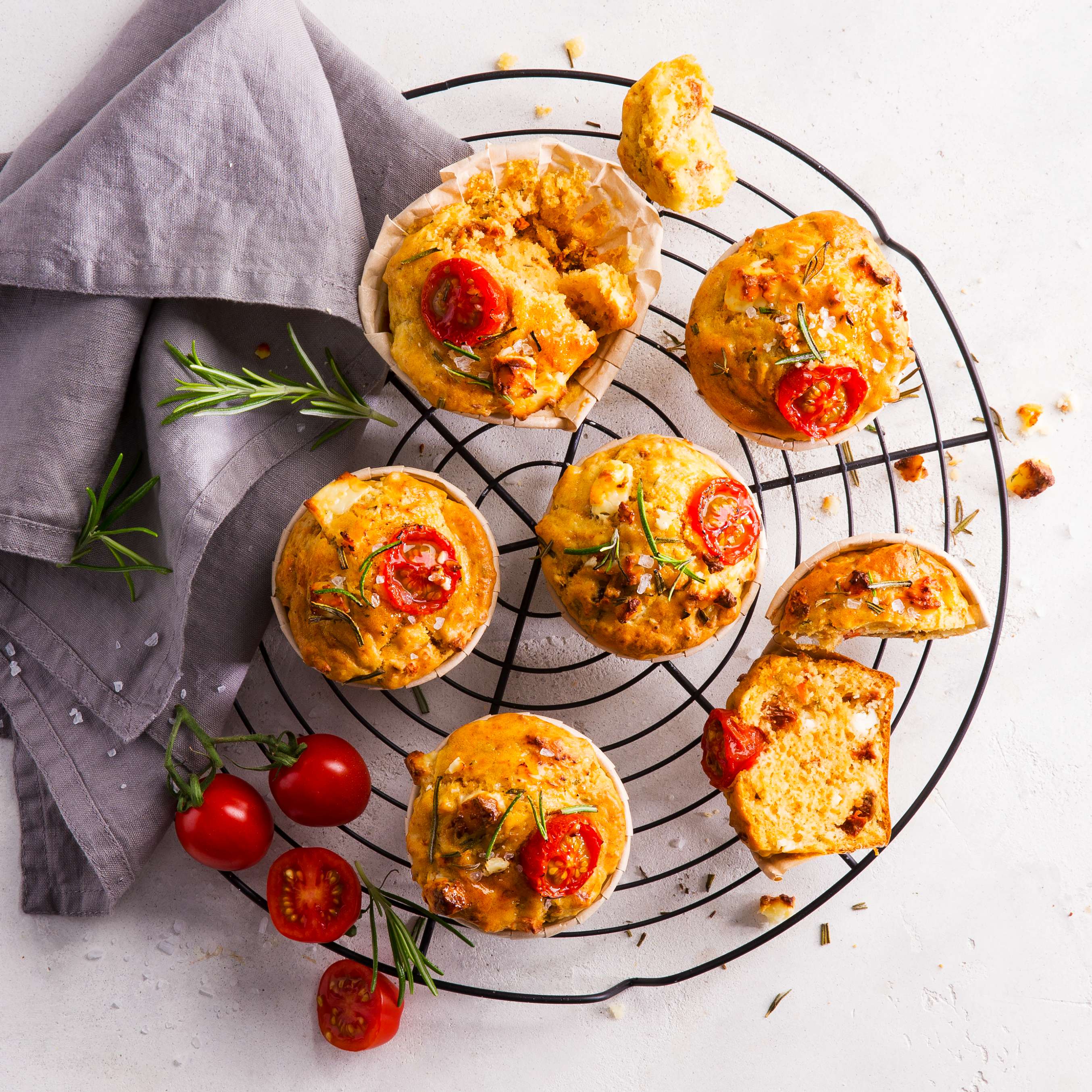 Tomaten-Rosmarin-Muffins - Rezept | Kaufland