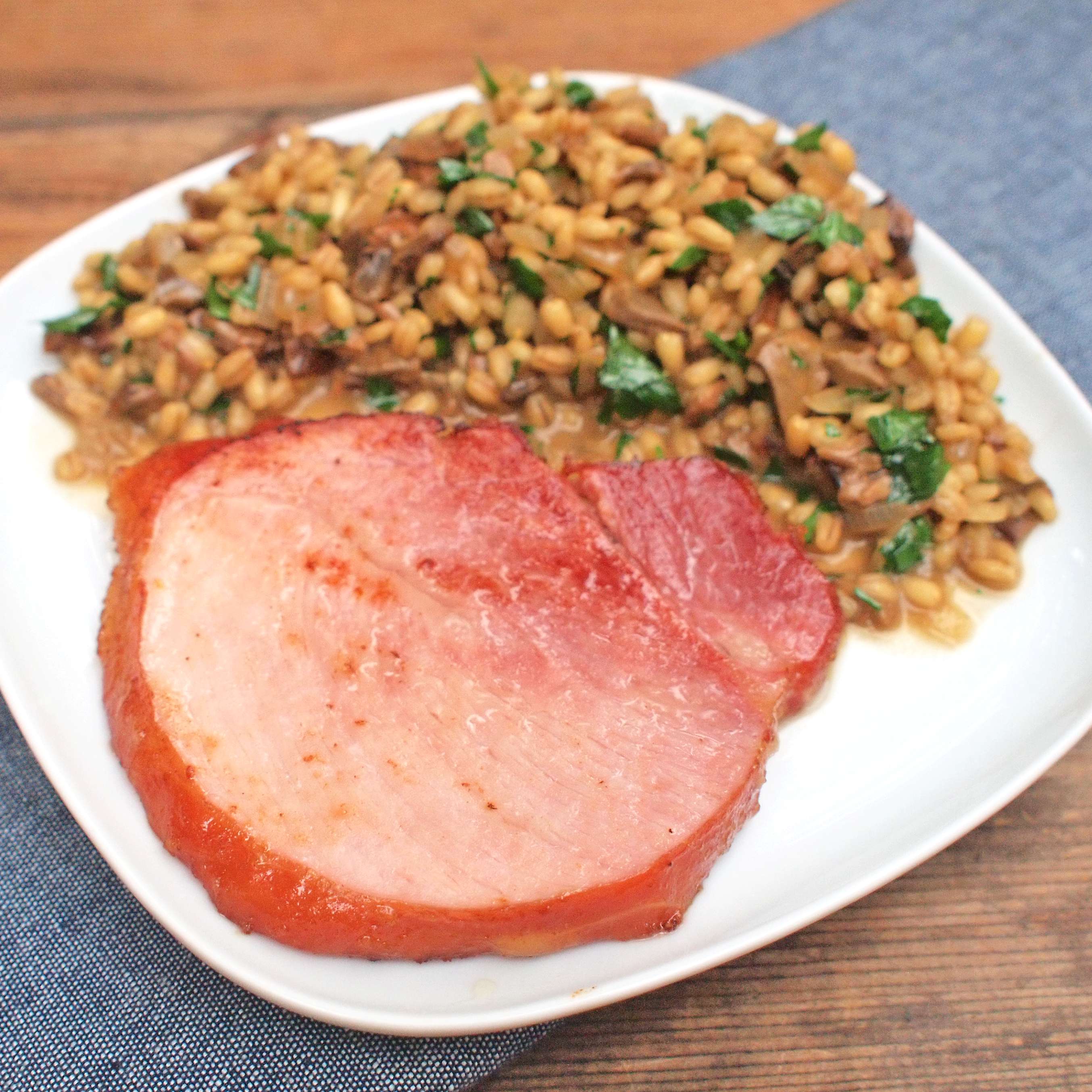 Uzená vepřová kýta s kroupami Recept Kaufland