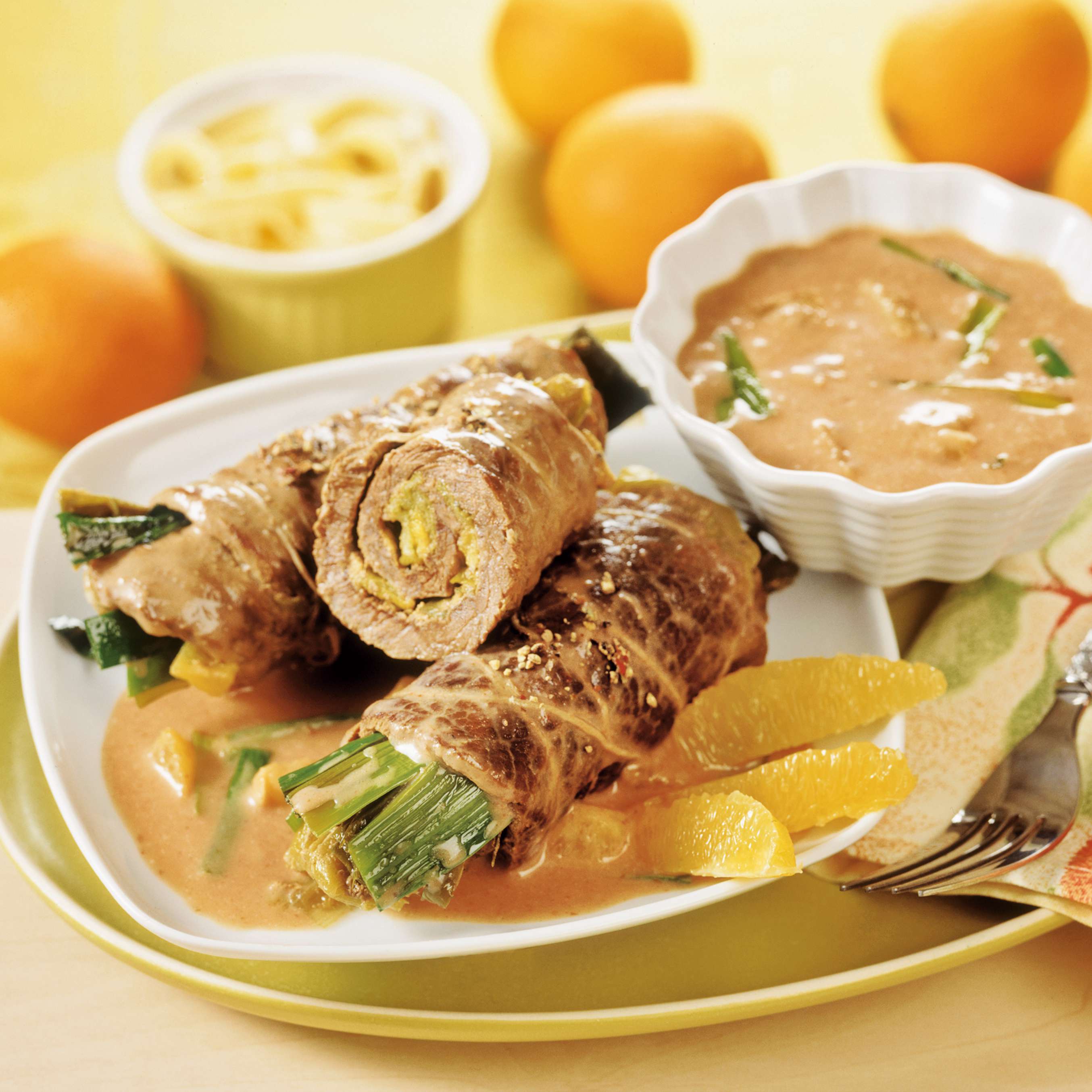 Rouladen mit Orangen- und Lauchfüllung - Rezept | Kaufland