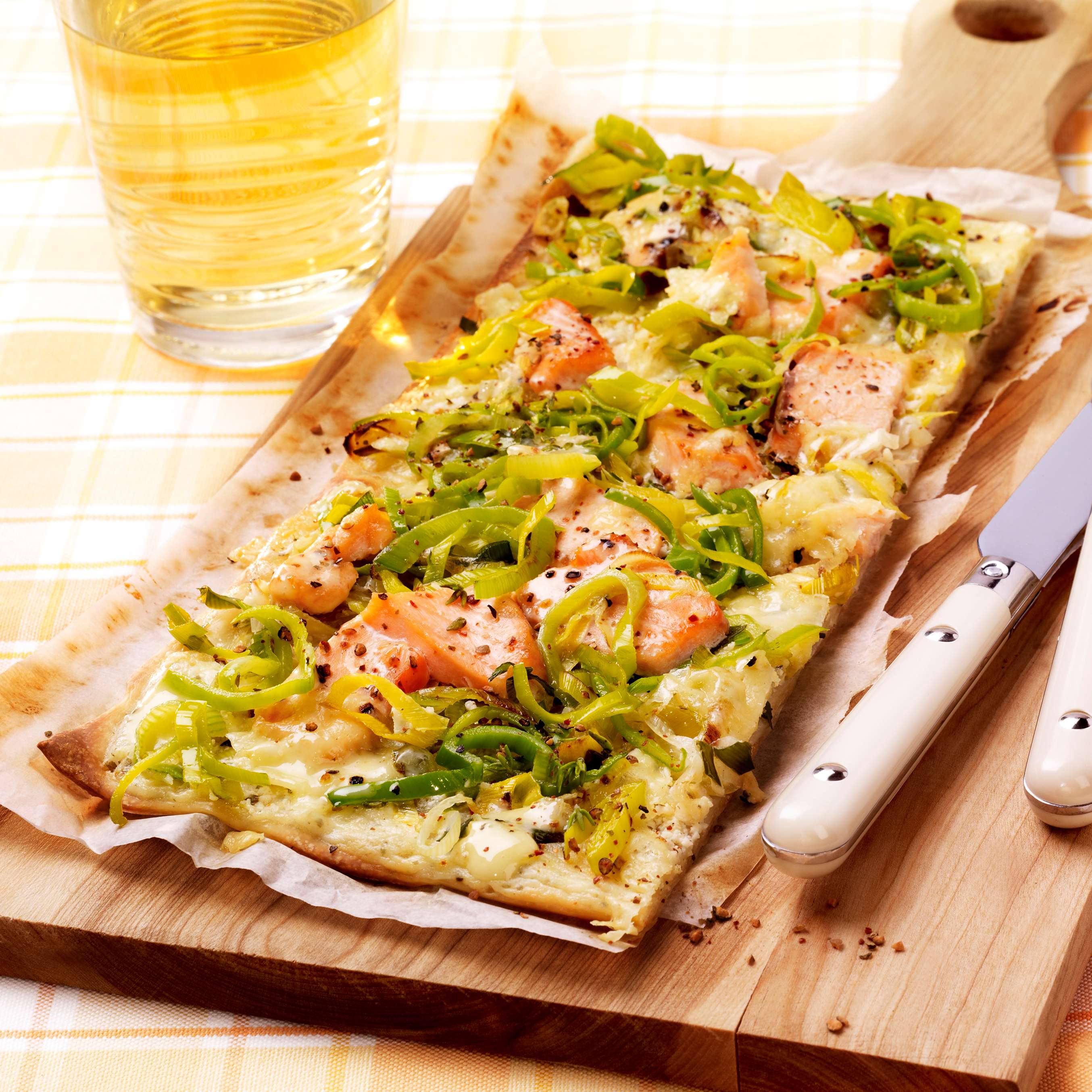 Lachs Flammkuchen Rezept Kaufland