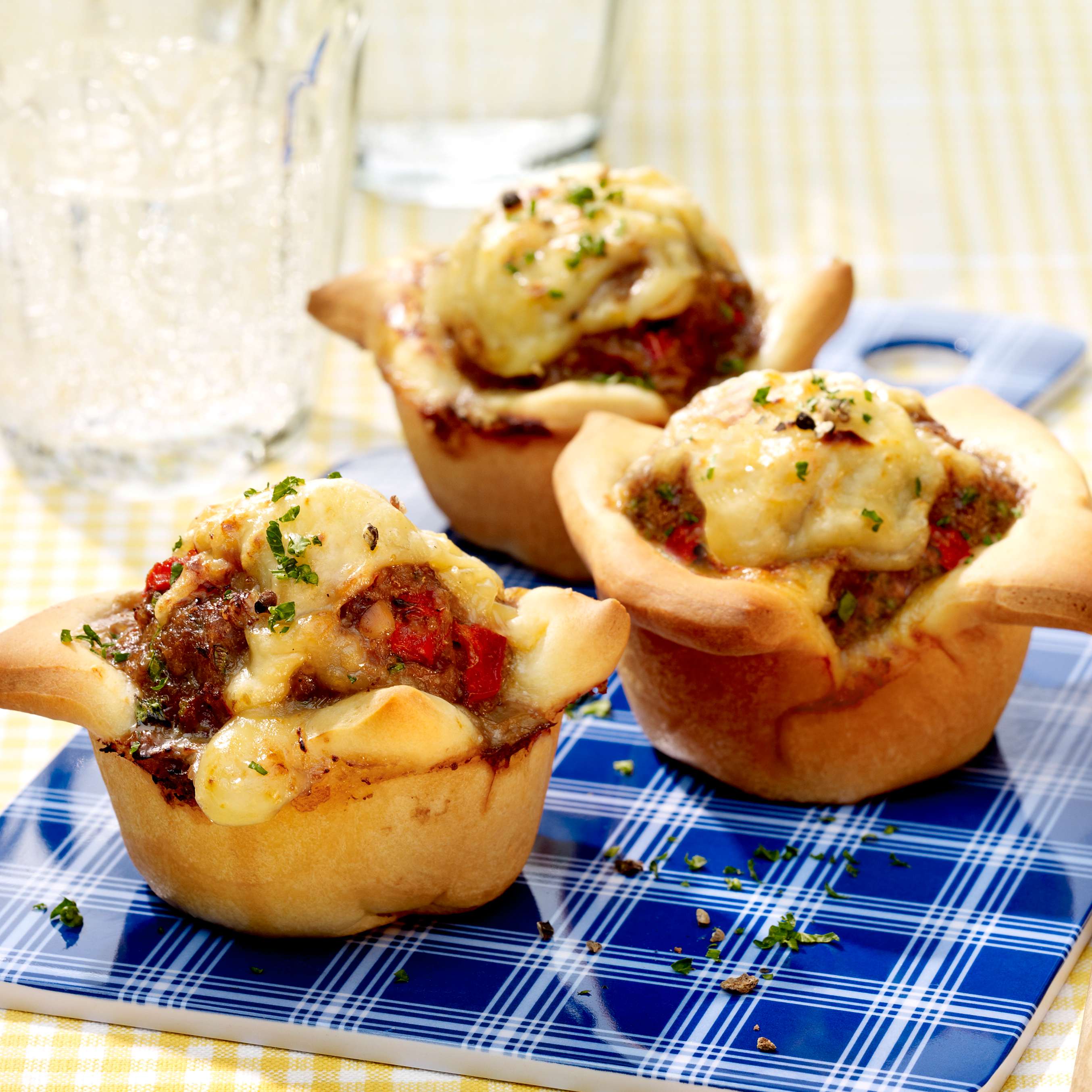 Gefullte Hackfleisch Pizzamuffins Rezept Kaufland 