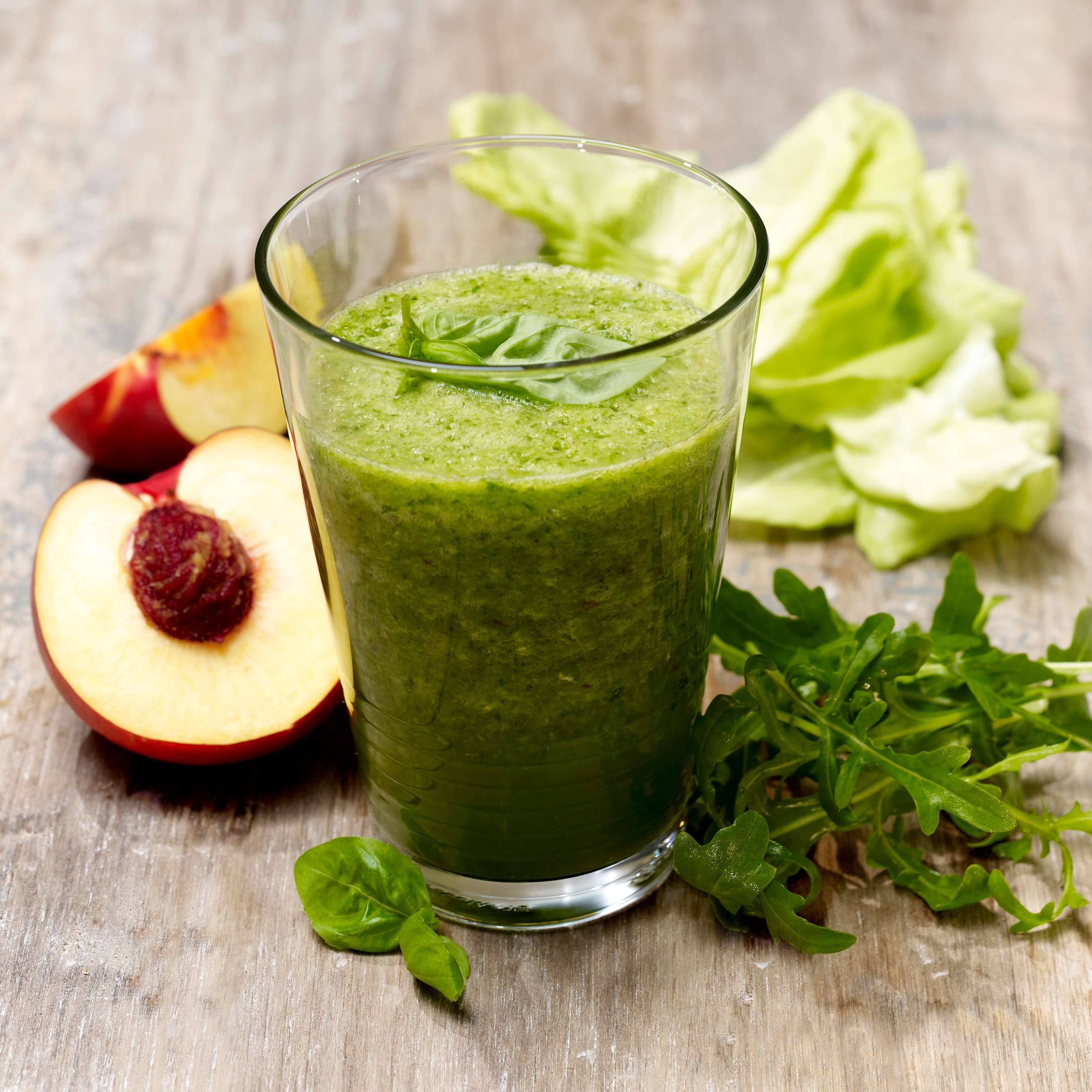 Recept Smoothie so šalátom a nektárinkami Kaufland