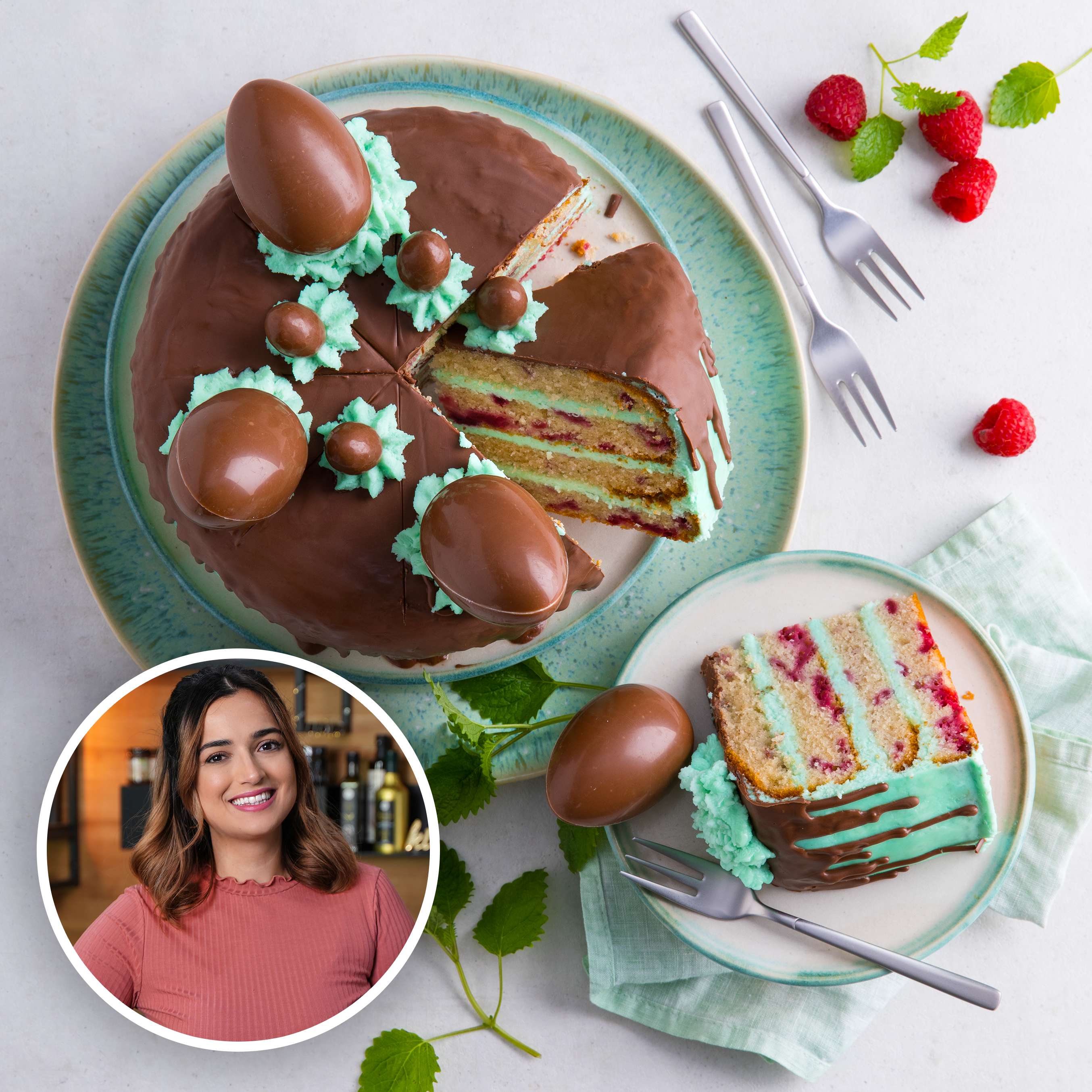 Abbildung des Rezepts Ostertorte mit Schokodrip