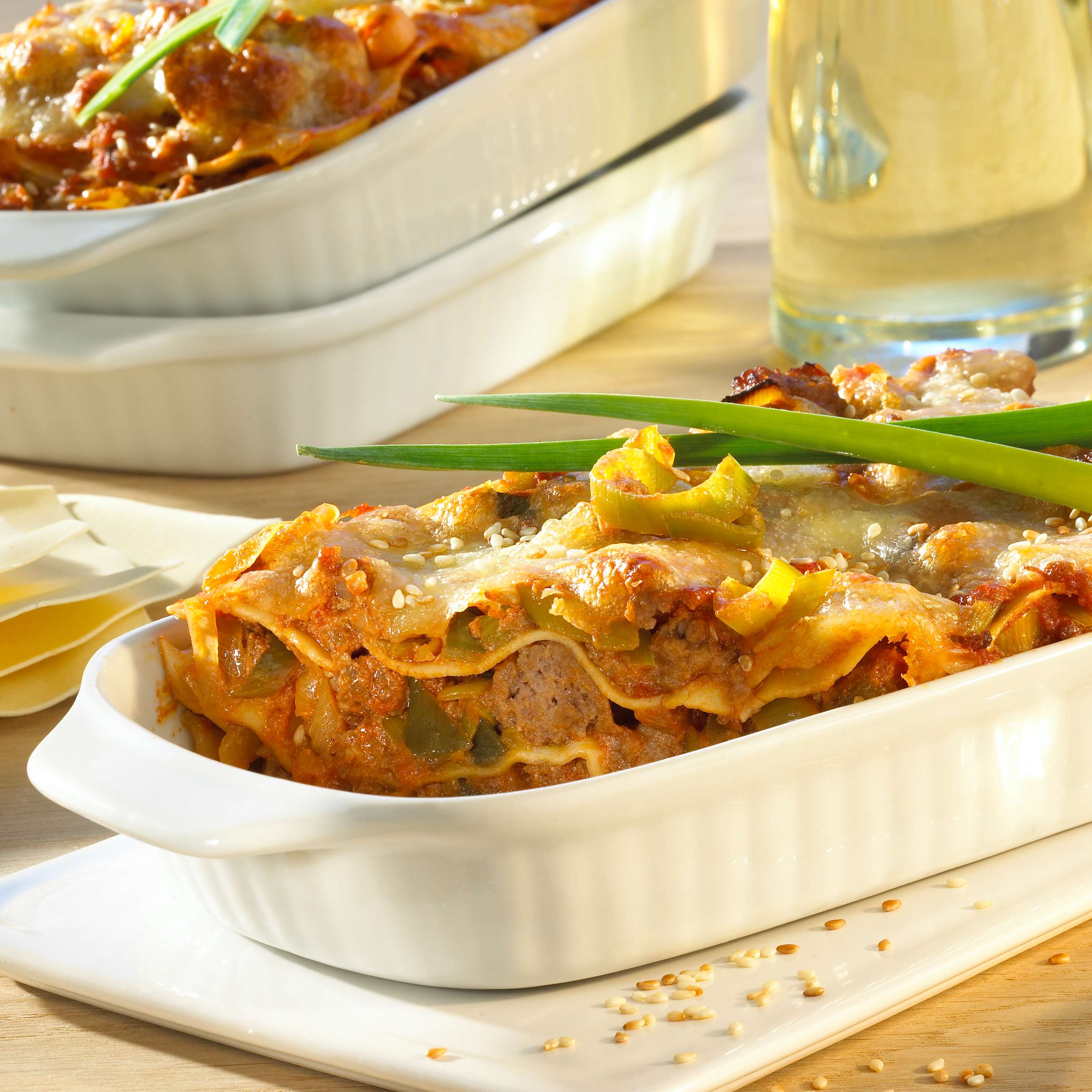 Curry-Hack-Lasagne mit Sesam - Rezept | Kaufland