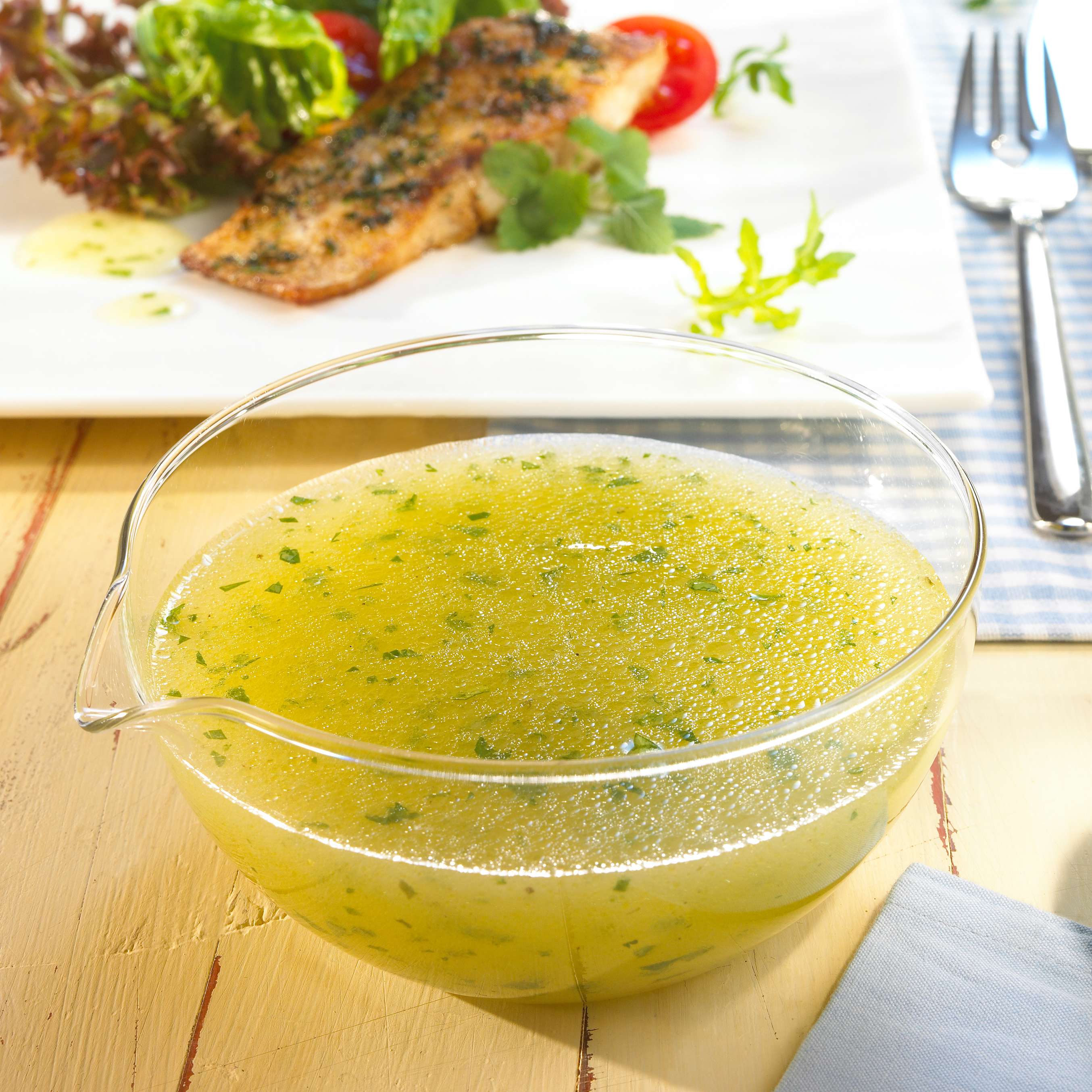 Limetten-Vinaigrette