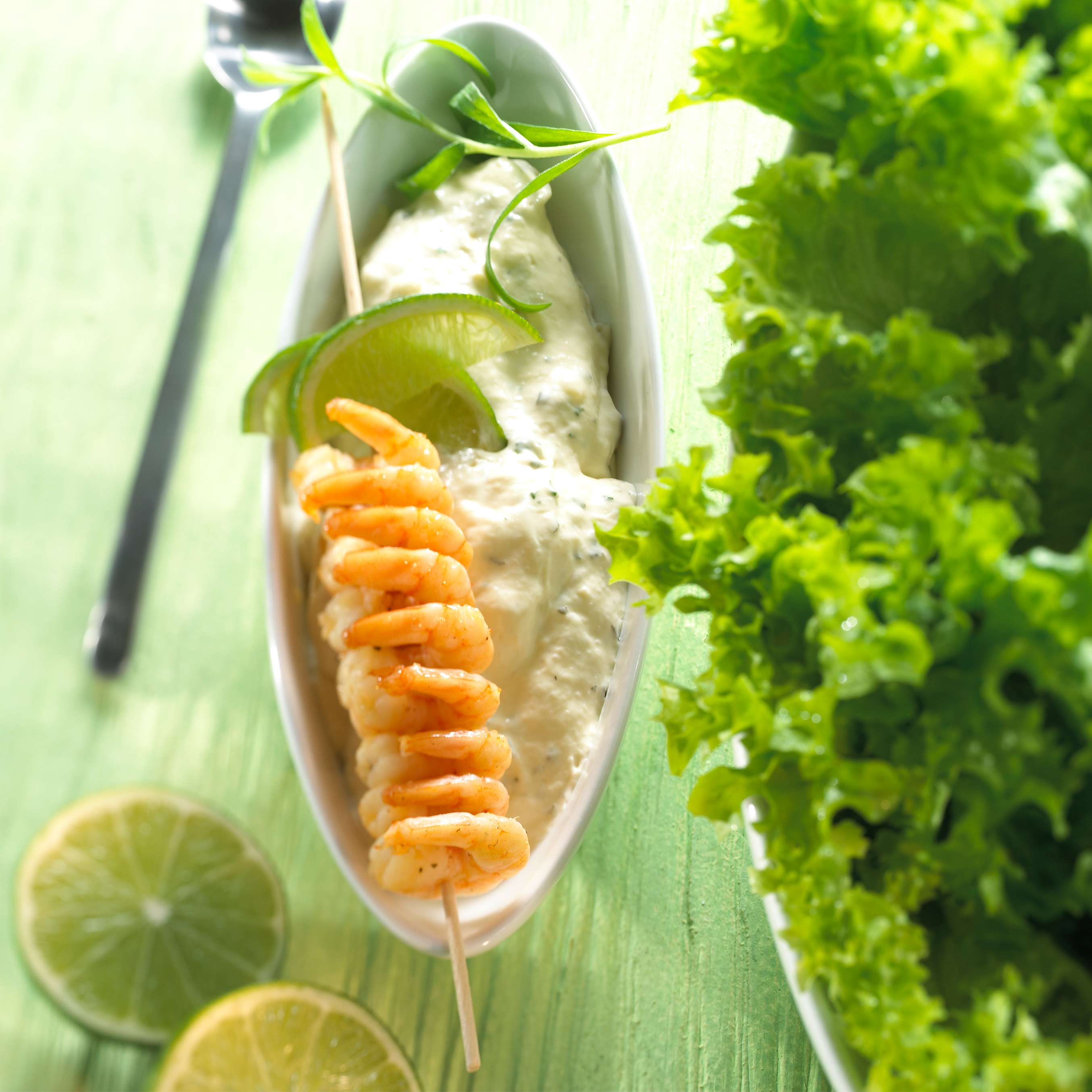 Estragon-Limetten-Aioli mit Garnelen - Rezept | Kaufland