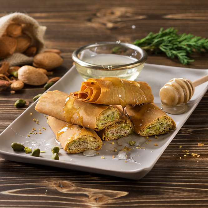 Mandeln und Pistazien im Filoteig - Rezept | Kaufland