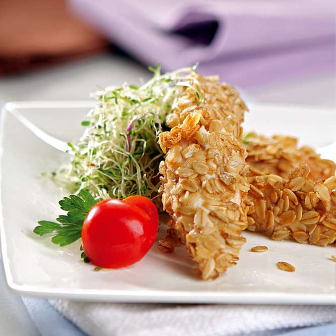 Рецепта Пилешки филенца, панирани с овесени ядки | Kaufland