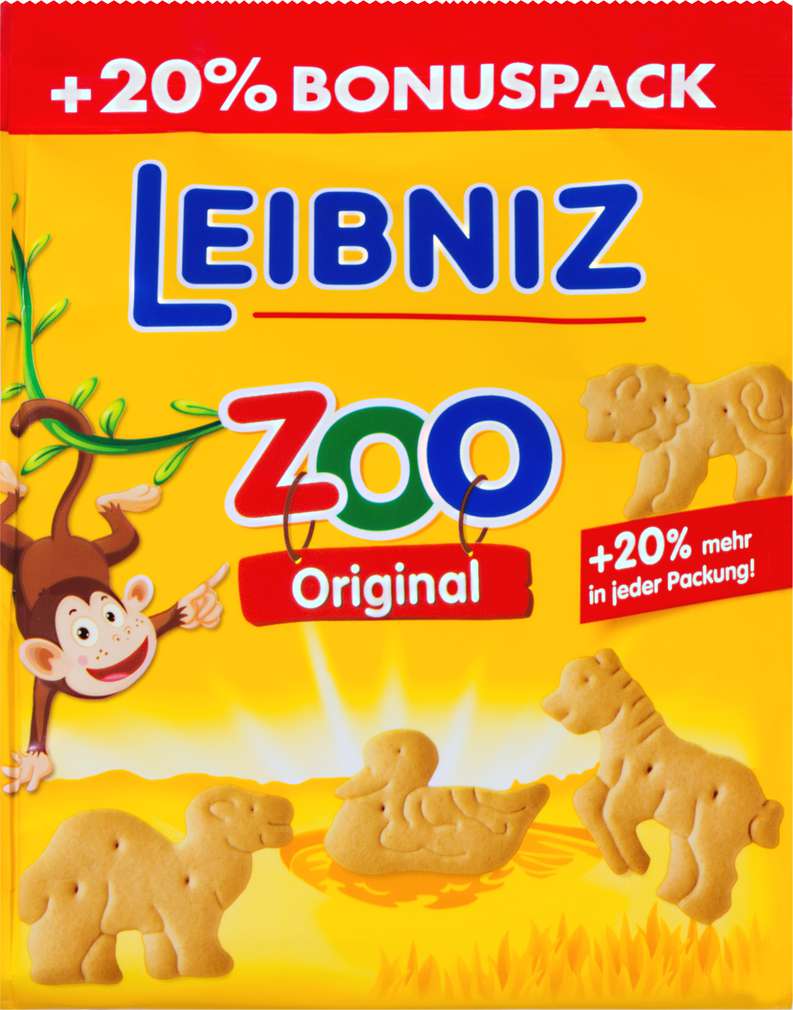Abbildung des Sortimentsartikels Leibniz Leibniz Zoo +20% 150g
