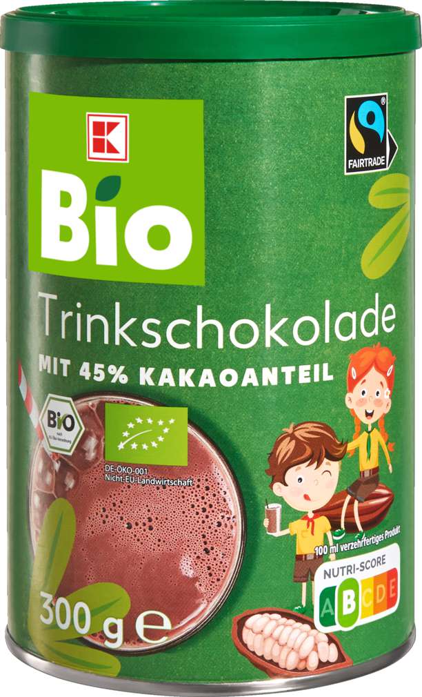 Abbildung des Sortimentsartikels K-Bio Bio-Kindertrinkschokolade 300g
