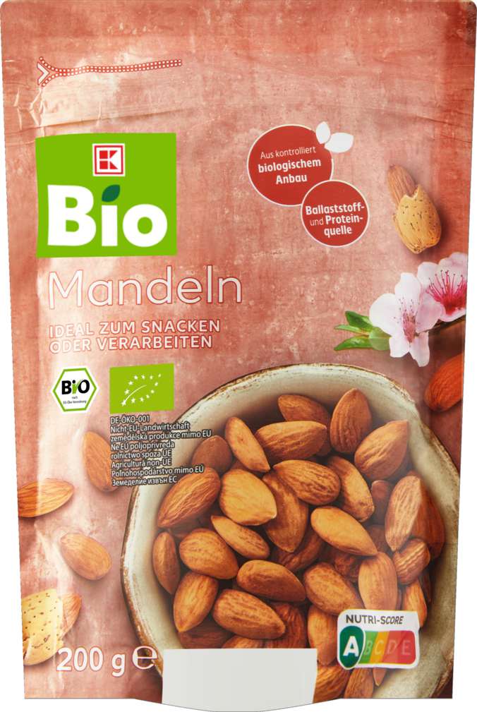 Abbildung des Sortimentsartikels K-Bio Mandelkerne 200g
