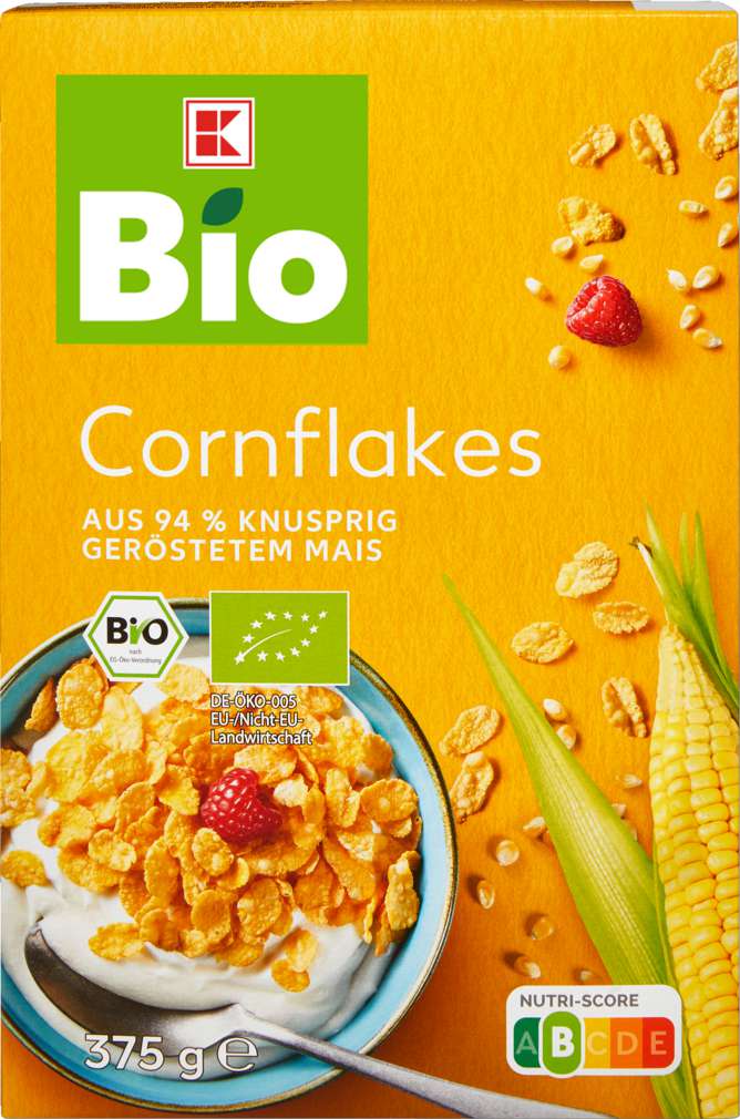 Abbildung des Sortimentsartikels K-Bio Cornflakes 375g
