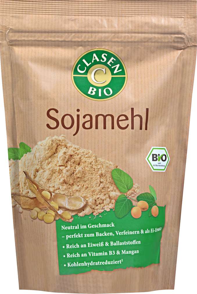 Abbildung des Sortimentsartikels Clasen Bio-Sojamehl vegan 300g