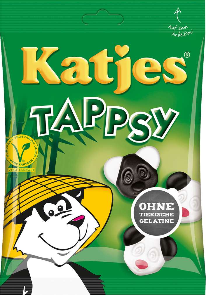 Abbildung des Sortimentsartikels Katjes Tappsy ohne tierische Gelatine 200g