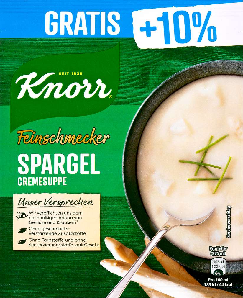 Abbildung des Sortimentsartikels Knorr Spargelsuppe 550ml