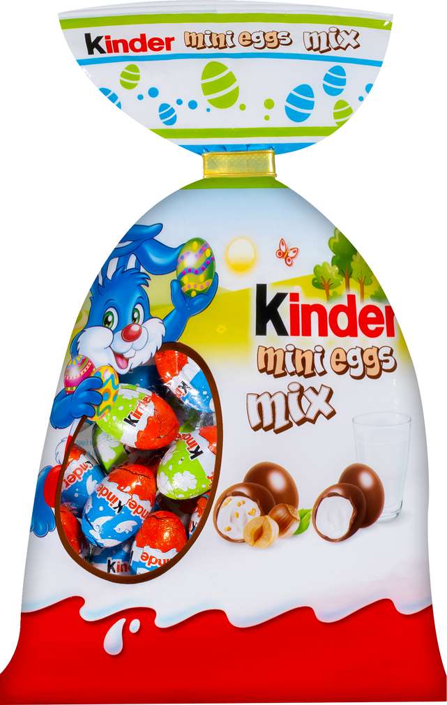 Abbildung des Sortimentsartikels Ferrero Kinder Mini Eggs Mix 250g