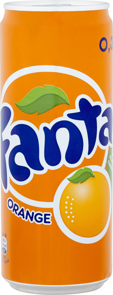 Abbildung des Sortimentsartikels Fanta Orange Limonade 0,33l