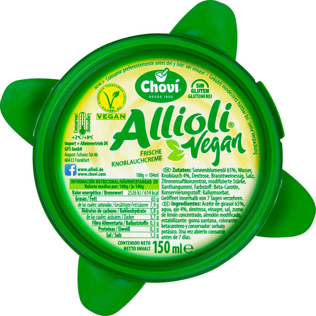 Abbildung des Sortimentsartikels Müller Moers Allioli Chovi vegan 150ml