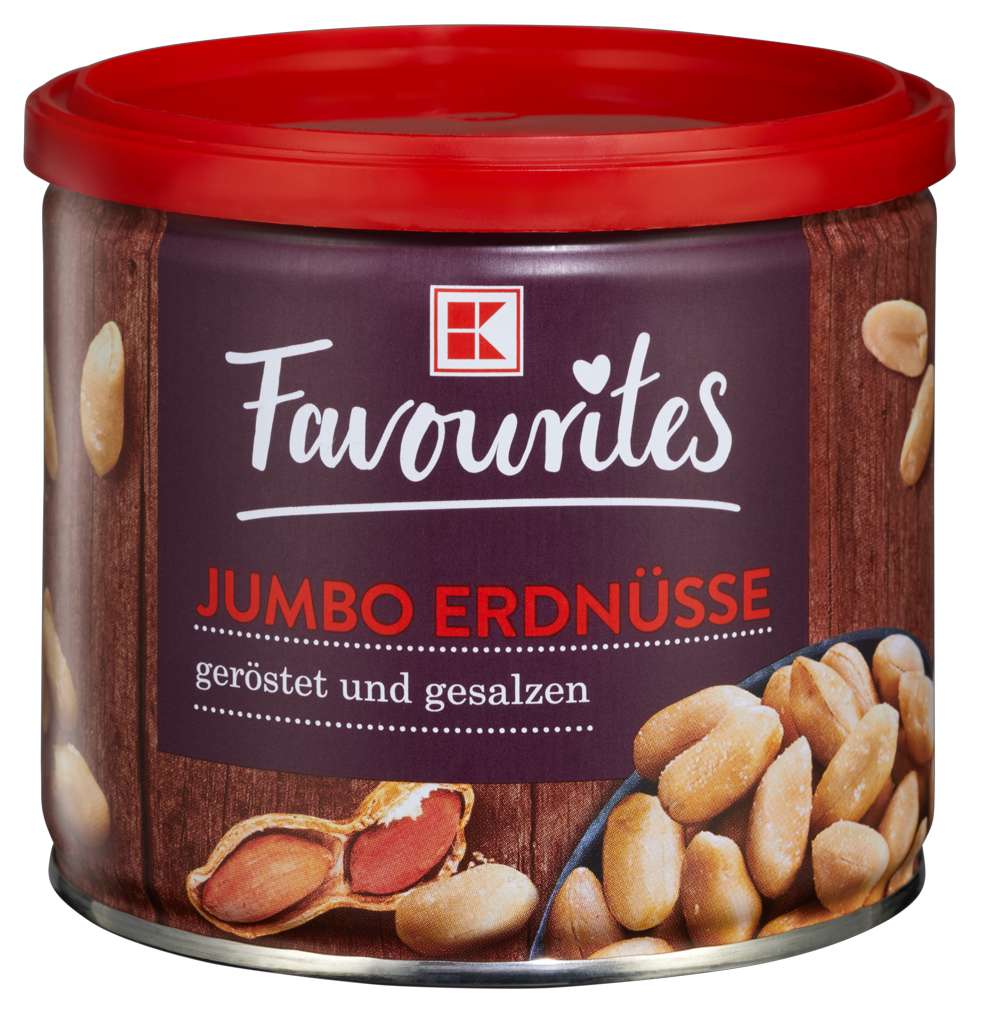 Abbildung des Sortimentsartikels K-Classic Jumbo Erdnüsse geröstet und gesalzen 200g