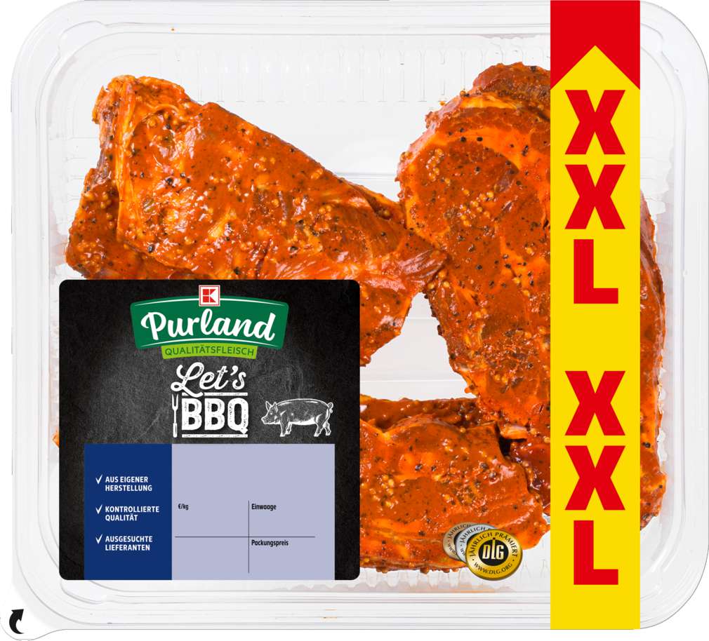 Abbildung des Sortimentsartikels K-Purland Let´s BBQ XXL Grill-Mix vom Schwein mariniert