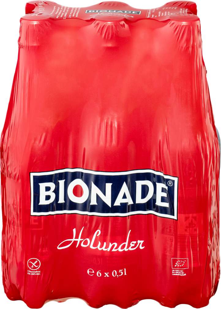 Abbildung des Sortimentsartikels Bionade Holunder 6x0,5l