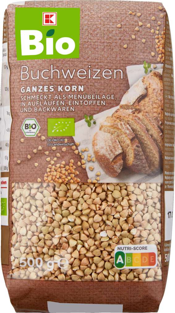Abbildung des Sortimentsartikels K-Bio Buchweizen 500g