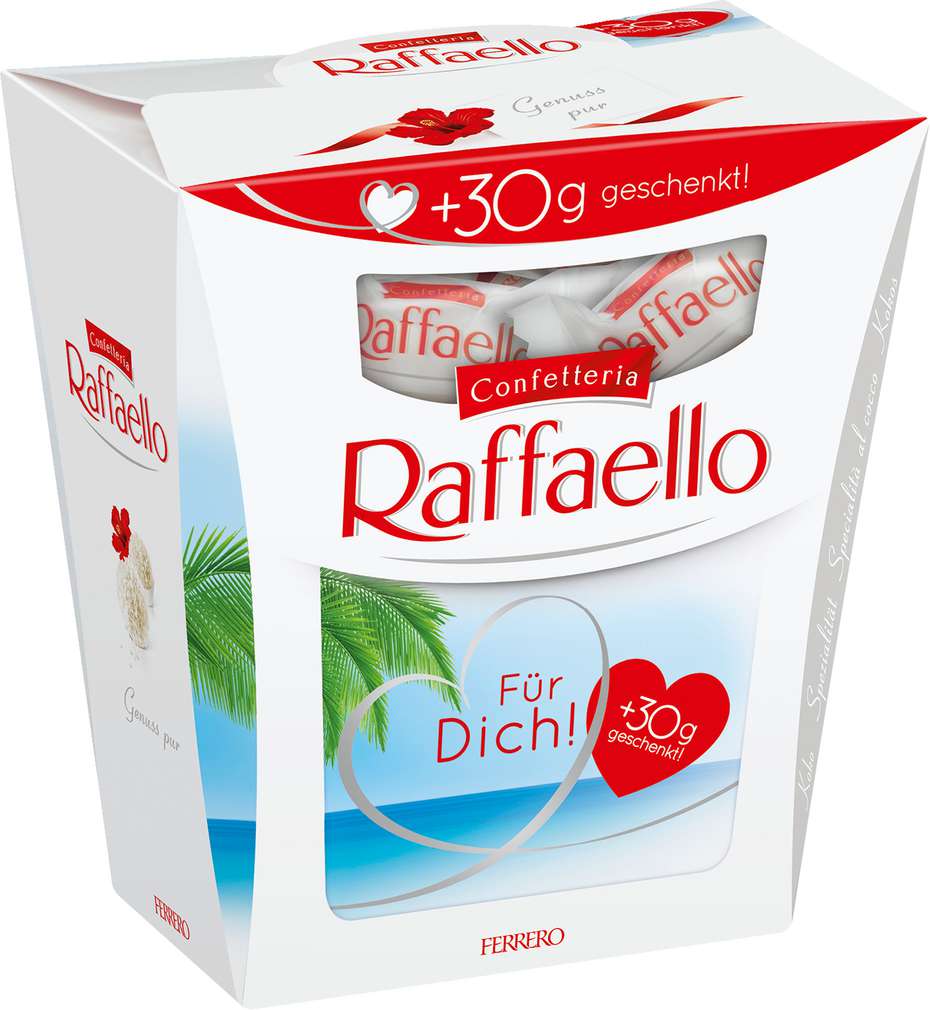 Abbildung des Sortimentsartikels Raffaello +30g extra 260g