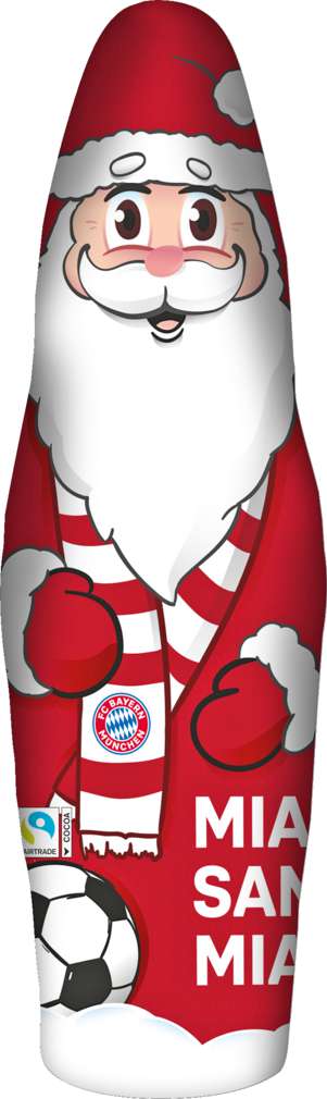 Abbildung des Sortimentsartikels Gunz FC Bayern München Weihnachtsmann 85g
