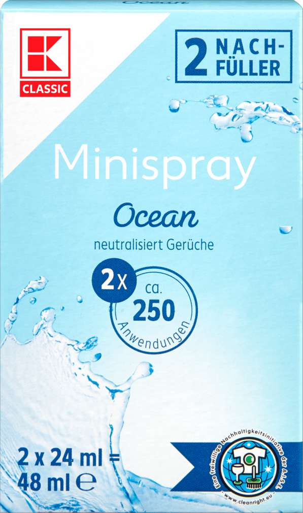 Abbildung des Sortimentsartikels K-Classic Minispray Ocean 2x24ml