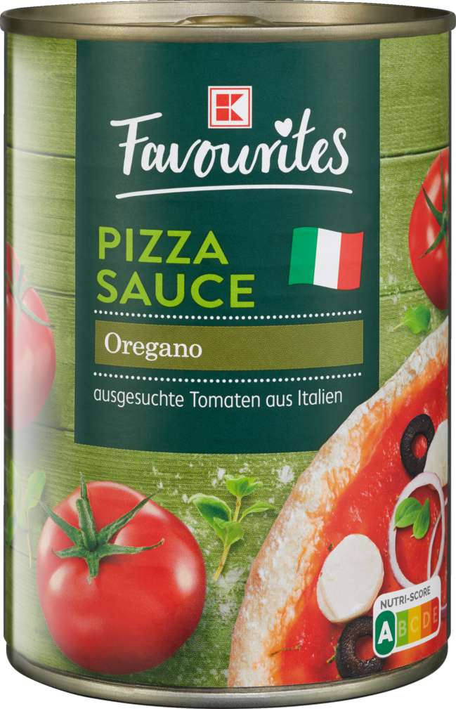 Abbildung des Sortimentsartikels K-Favourites Pizzasauce mit Oregano 400g