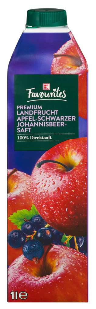 Abbildung des Sortimentsartikels K-Favourites Landfruchtsaft Apfel-Johannisbeere 1,0L