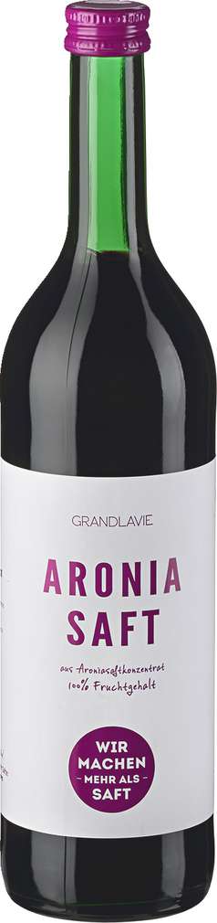 Abbildung des Sortimentsartikels Grandlavie Aronia-Saft 0,75l