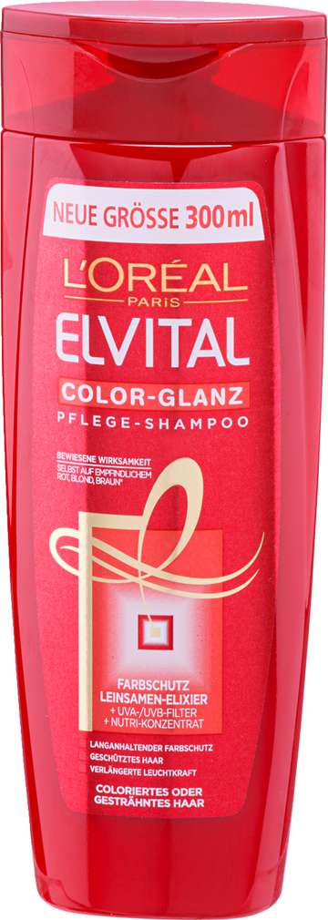 Abbildung des Sortimentsartikels L´Oréal Paris Elvital Color-Glanz Pflege-Shampoo 300ml