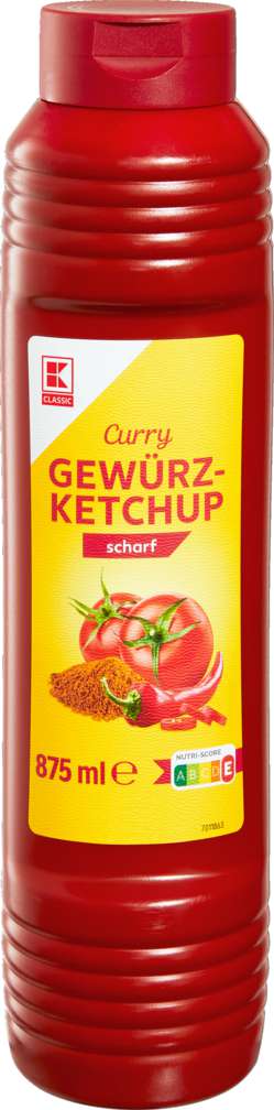Abbildung des Sortimentsartikels K-Classic Gewürzketchup Curry scharf 875ml