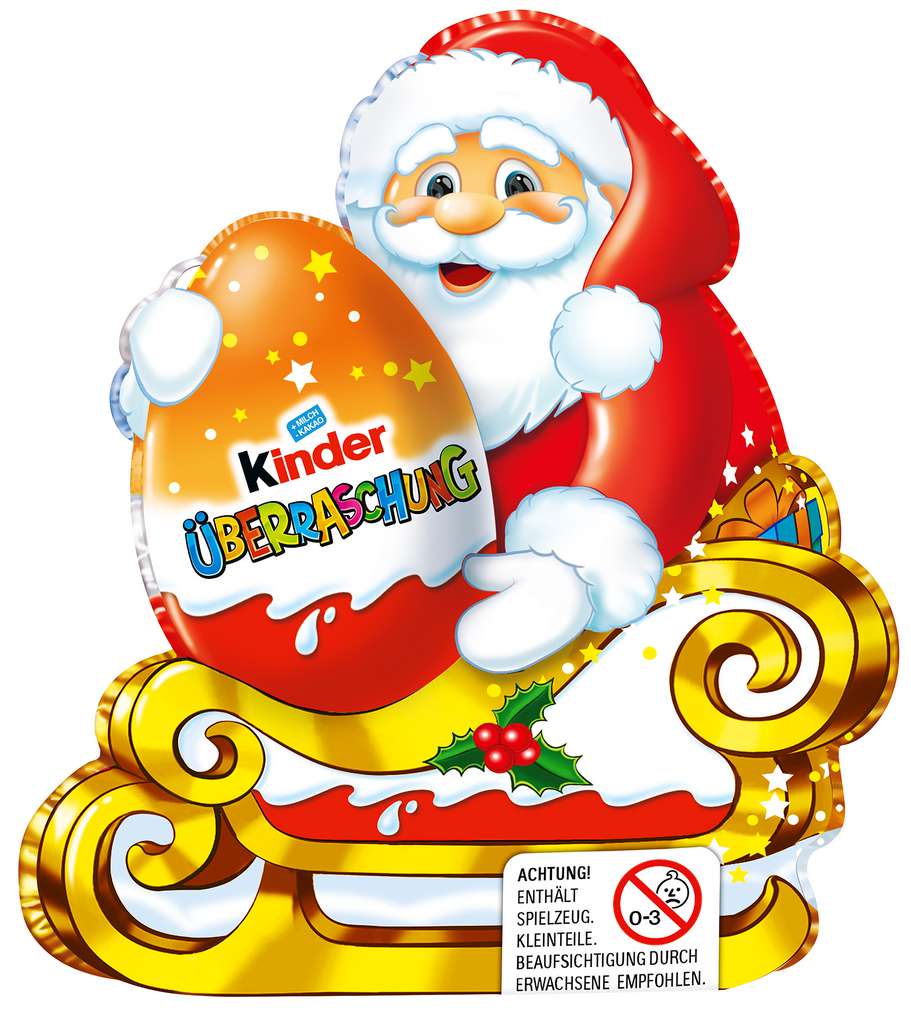 Abbildung des Sortimentsartikels Ferrero Überraschung Weihnachtsmann mit Überraschungsei 75g