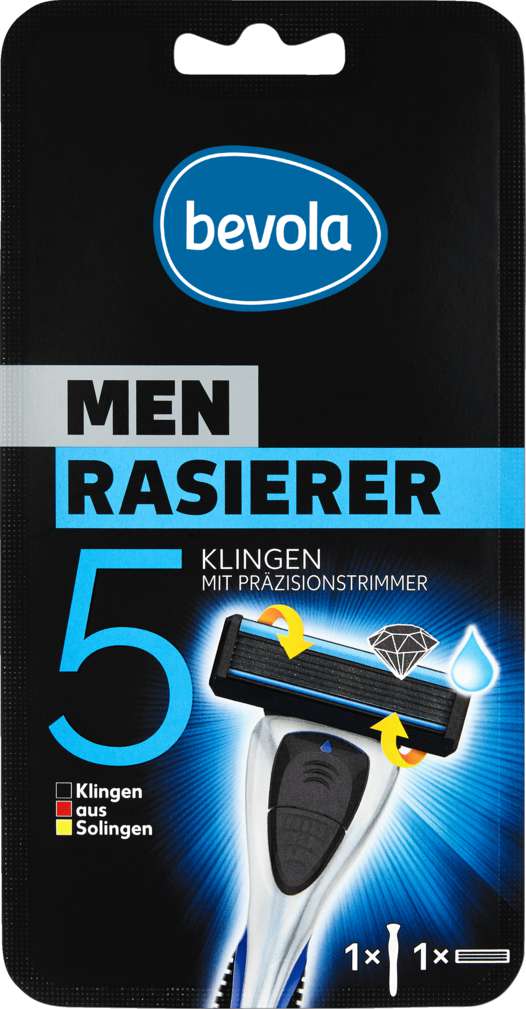 Abbildung des Sortimentsartikels Bevola Rasierer Men 5-Klingen System 1 Stück