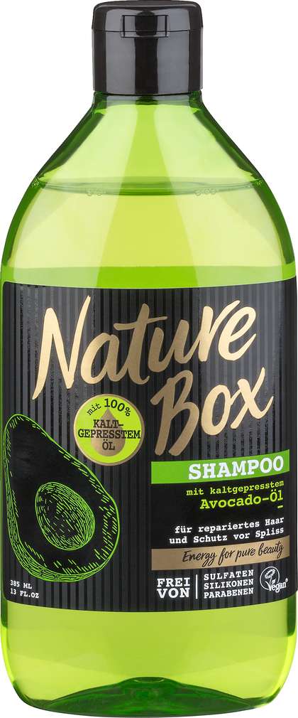 Abbildung des Sortimentsartikels Nature Box Shampoo Avocado-Öl 385ml