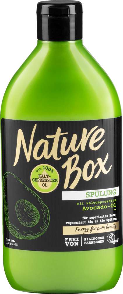 Abbildung des Sortimentsartikels Nature Box Spülung Avocado-Öl 385ml