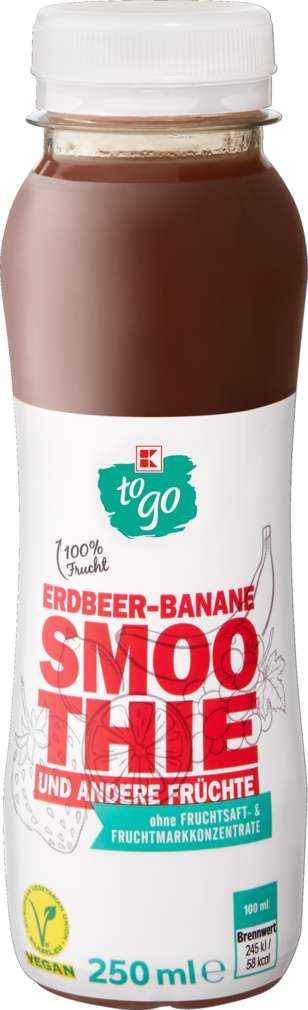 Abbildung des Sortimentsartikels K-To Go Smoothie Erdbeer/Banane 250ml