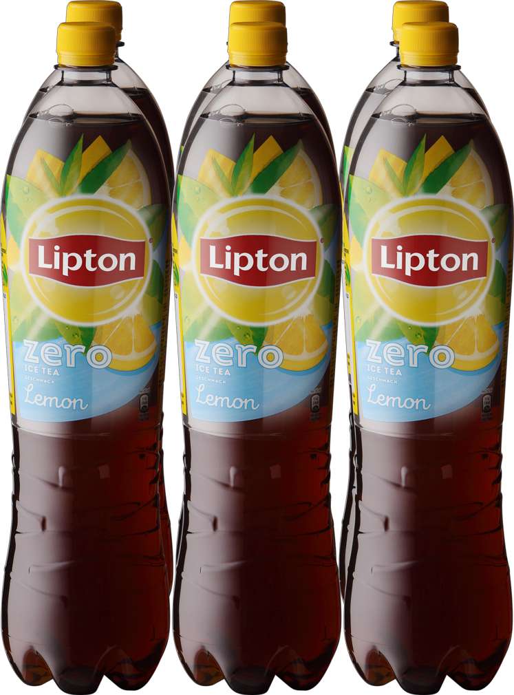 Abbildung des Sortimentsartikels Lipton No Sugar Lemon 6x1,5l